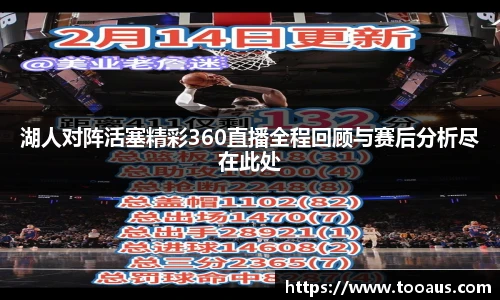 湖人对阵活塞精彩360直播全程回顾与赛后分析尽在此处